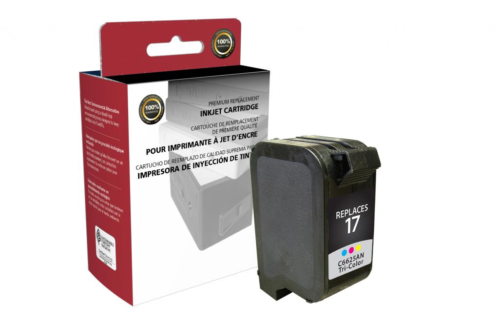Tri-Color Ink Cartridge for HP C6625AN (HP 17)