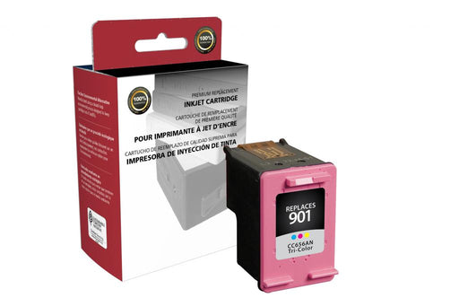 Tri-Color Ink Cartridge for HP CC656AN (HP 901)
