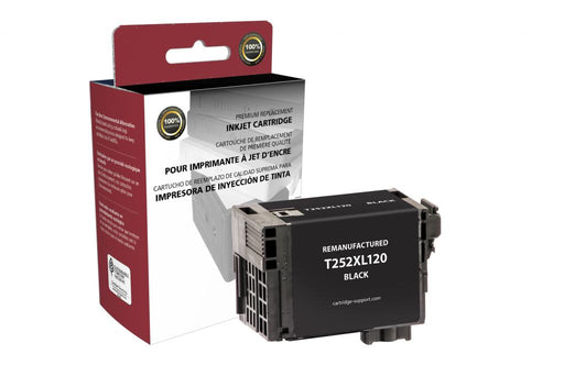 Epson Remanufactured T252XL120 Black High Yield Ink Cartridge