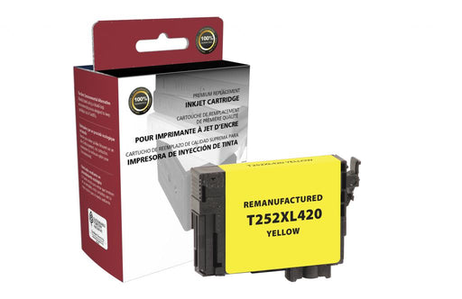 Epson Remanufactured T252XL420 Yellow High Yield Ink Cartridge