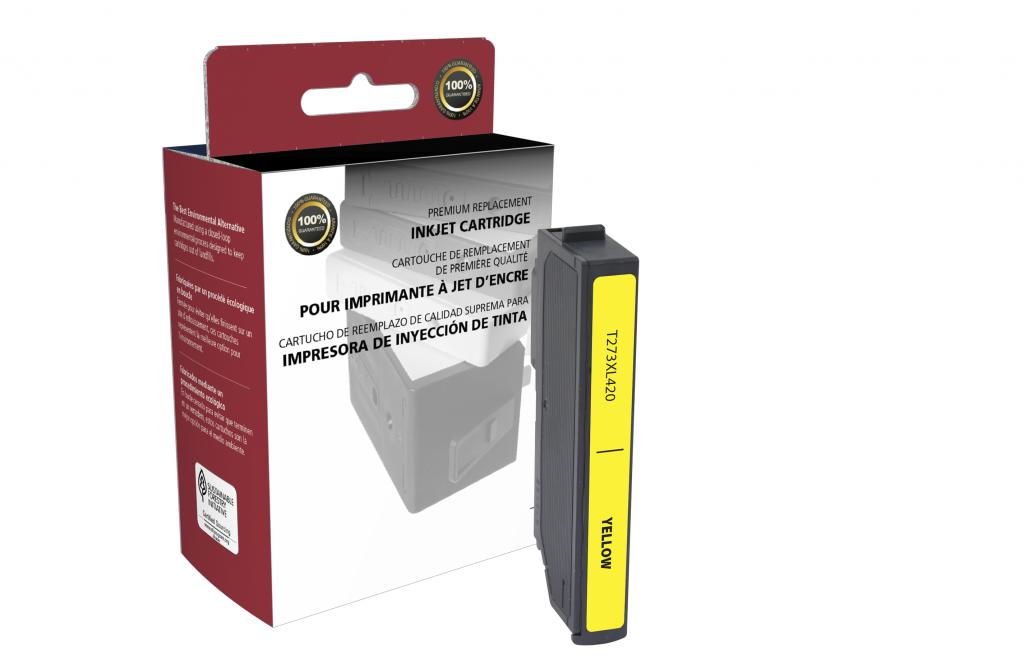 Epson Remanufactured T273XL420 Yellow Ink Cartridge