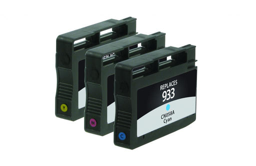 Cyan, Magenta, Yellow Ink Cartridges for HP 933 3-Pack