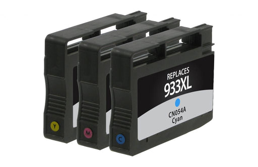 Cyan, Magenta, Yellow Ink Cartridges for HP 933XL 3-Pack