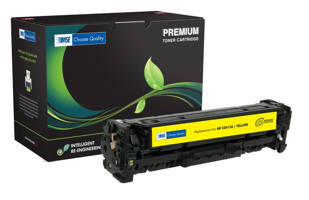 Extended Yield Yellow Toner Cartridge for HP CE412A (HP 305A)
