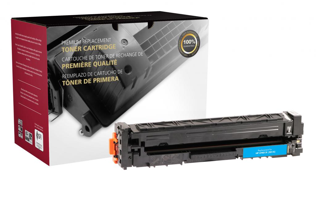 HP CF401X (201X) High Yield Cyan Toner Cartridge