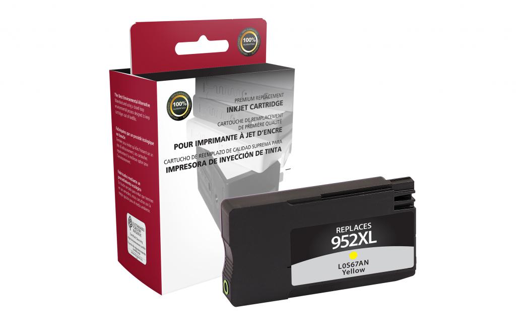 High Yield Yellow Ink Cartridge for HP L0S67AN (HP 952XL)