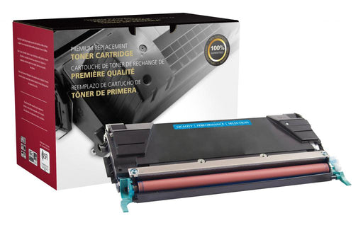 Lexmark C736/X736/X738 High Yield Cyan Toner Cartridge