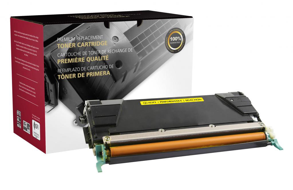 Lexmark C736/X736/X738 High Yield Yellow Toner Cartridge